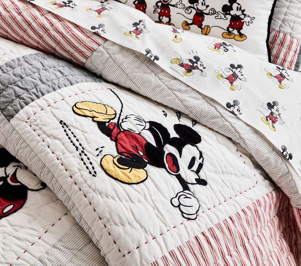 Disney® Mickey Mouse Bed Linen Look Pottery Barn Kids Australia